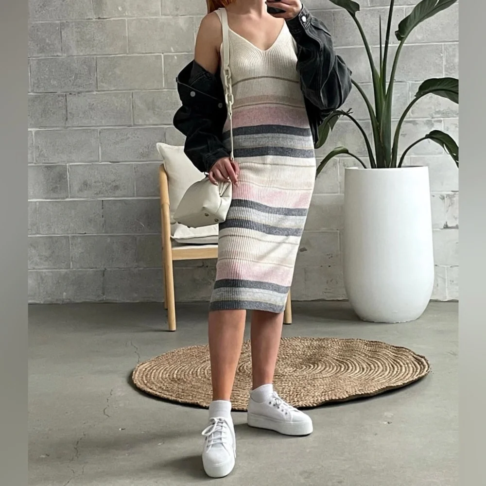 Z Supply Malibu Striped Knit Dress - Picture 7 of 13